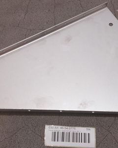 End piece f/dosing funnel right MD-1 M&M